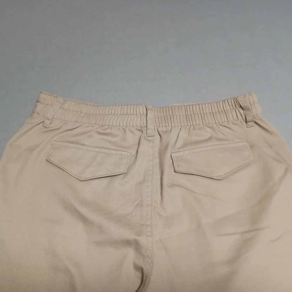 French Toast Boys Khaki‎ School Uniform Pull On Shorts Tan Size 14 SH9112